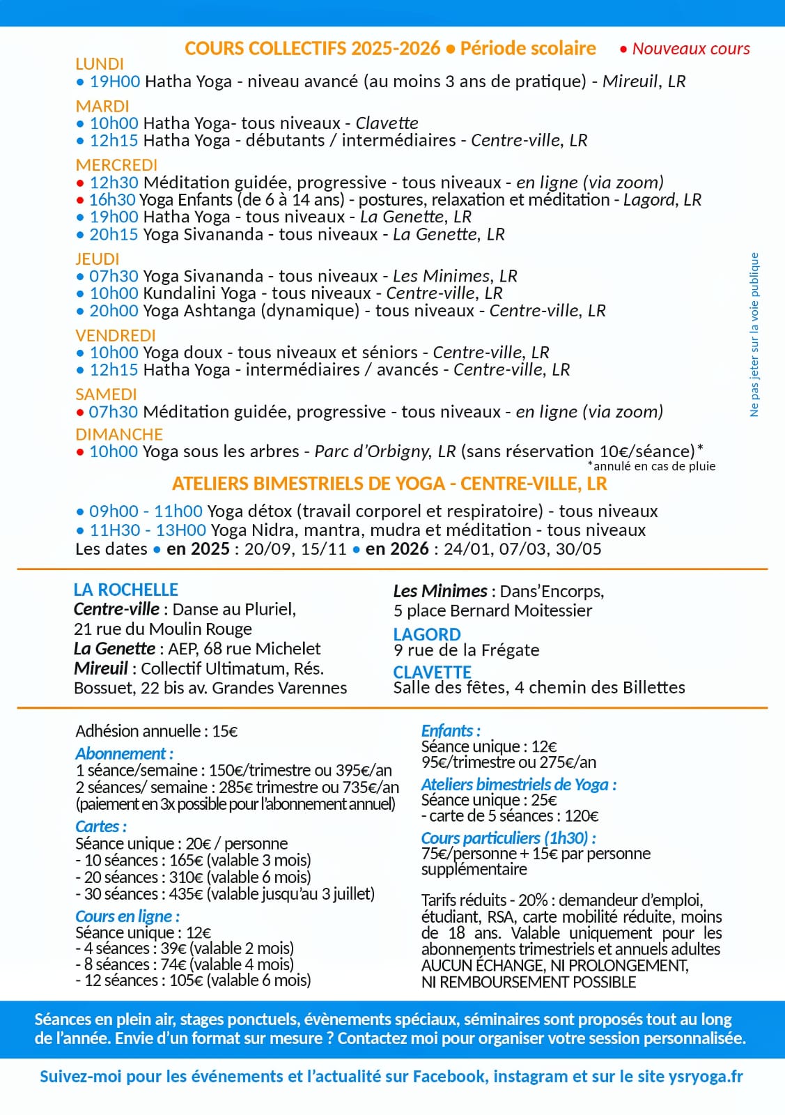 rentrée 2025 -26
